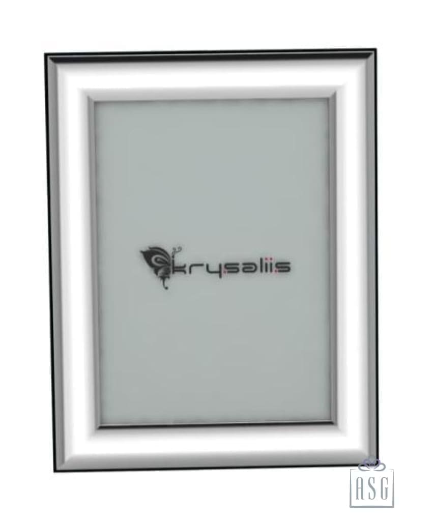 Silver Plated Classic Rectangle Curved Photo Frame