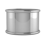 Silver Plated Round Napkin Ring Pair
