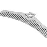 Silver Plated Star Baby Comb