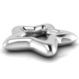 Silver Plated Star Baby Rattle
