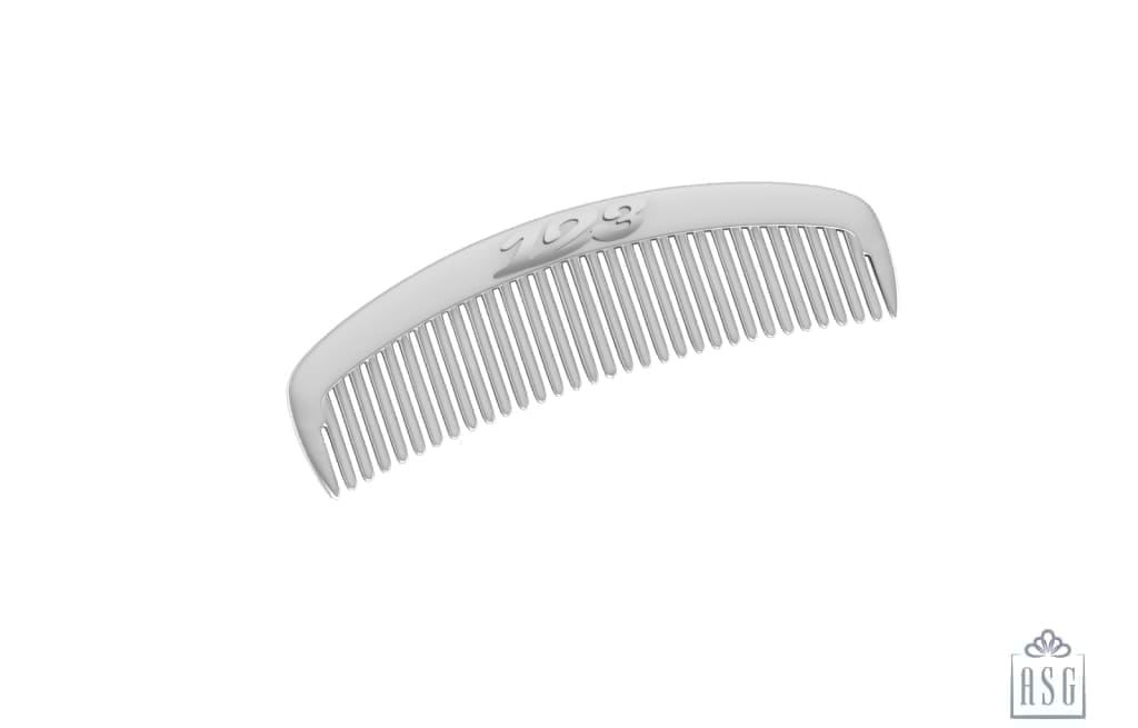 Sterling Silver Comb for Baby, Kids and Mom - 123