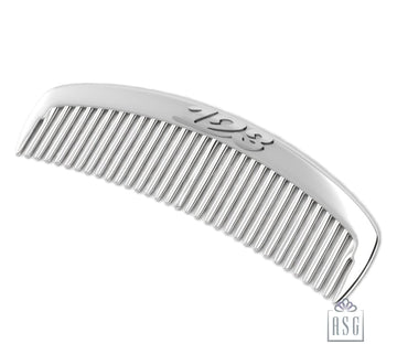 Sterling Silver Comb for Baby, Kids and Mom - 123