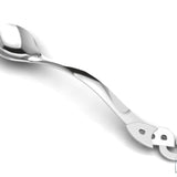 Sterling Silver Spoon for Baby and Child - Curved handle with ABC