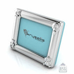 Silver Plated Photo Frame for Baby and Kids - Rectangle with Animal motifs