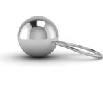 Sterling Silver Ball Baby Rattle