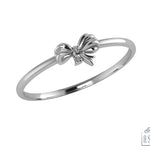 Sterling Silver Bow Baby Bangle