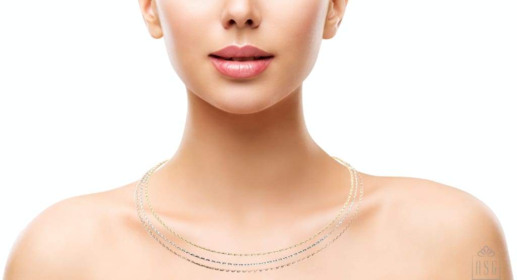Sterling Silver Italian Chain Necklace - Brillante Eleven Jewellery