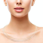 Sterling Silver Italian Chain Necklace - Brillante Eleven Jewellery