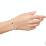 Sterling Silver Brillante' Nine Italian Bracelet-women's bracelets-Krysaliis Solid Silver-All Silver Gifts