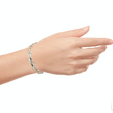 Sterling Silver Italian Bracelet - Brillante Six Womens Bracelets