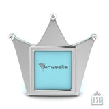 Silver Plated Crown Photo Frame for Baby and Kids