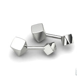 Sterling Silver Cufflinks - Cubes