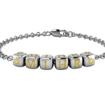 Sterling Silver Dice Babykubes Loose Bracelet For Baby & Child Yellow / 4 Babykubes Bracelets
