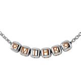 Sterling Silver Dice Babykubes Necklace For Baby & Child Orange / 9 Babykubes Kids Necklaces