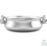 Sterling Silver Bowl for Baby and Child - Duck Feeding Porringer