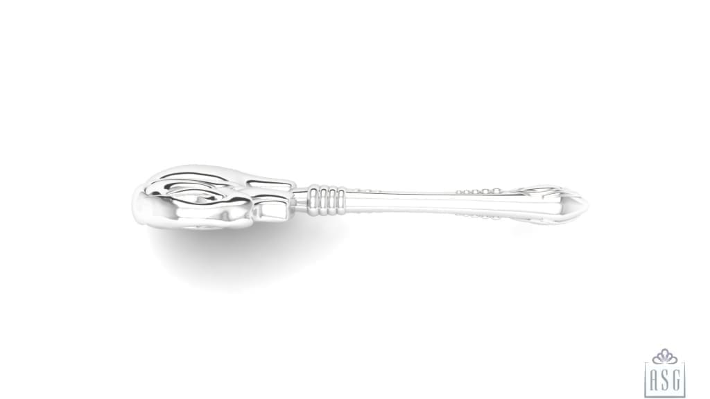 Sterling Silver Elephant Baby Rattle