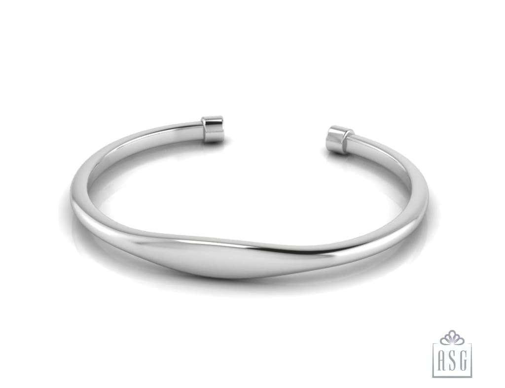 Sterling Silver Baby Cuff Kada Engravable