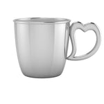 Sterling Silver Baby Cup with Heart Handle