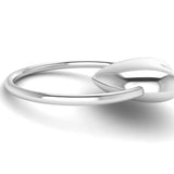 Sterling Silver Heart Ring Baby Rattle