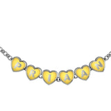 Sterling Silver Heart Babykubes Necklace For Baby & Child Yellow / 9 Babykubes Kids Necklaces