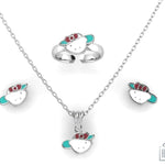 Sterling Silver Hello Kitty Baby Jewellery Set