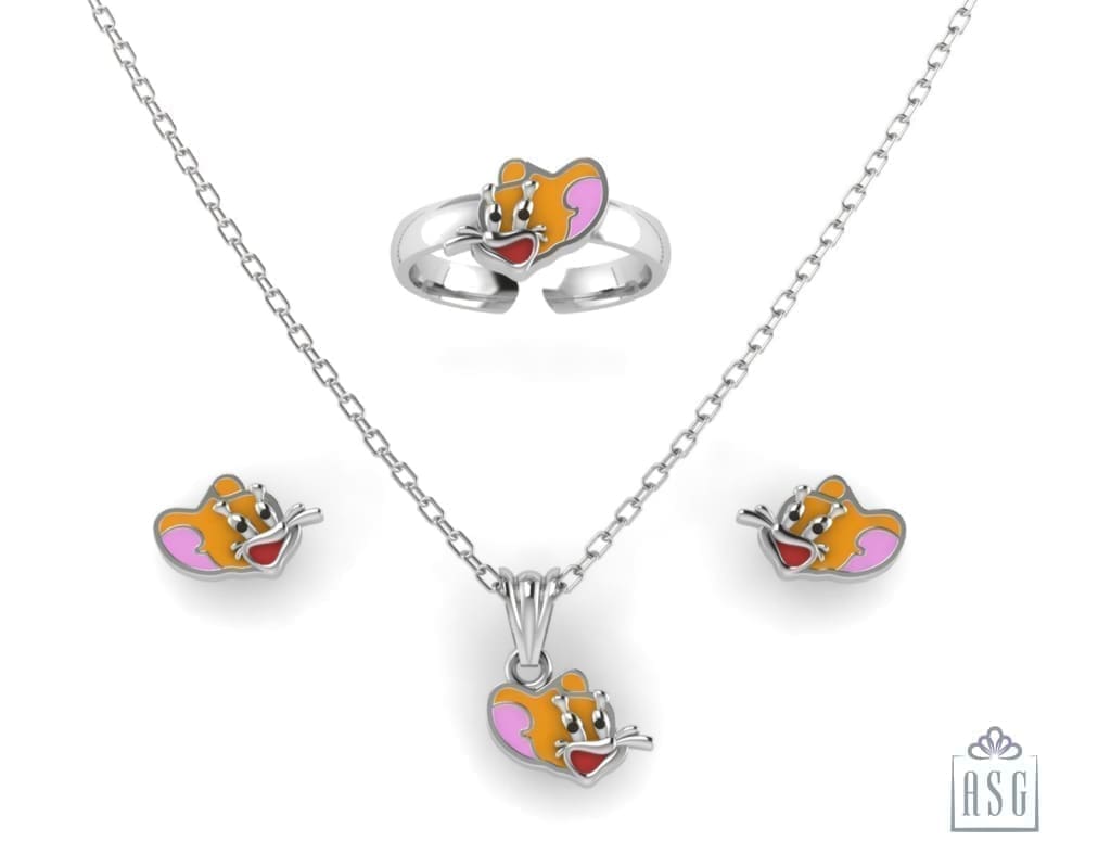Sterling Silver Jerry Baby Jewellery Set