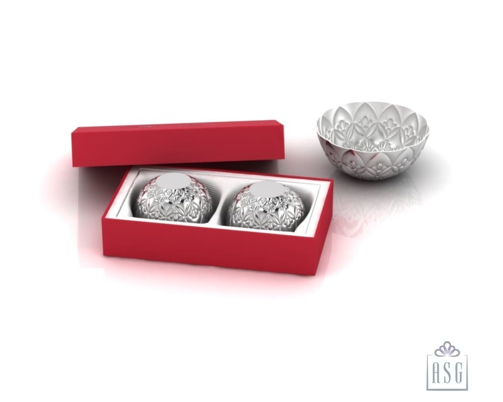 Sterling Silver Bowl - Lotus Full Bloom