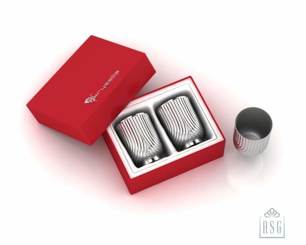 Sterling Silver Glass - Luxurious Oppulence