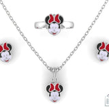 Sterling Silver Minnie Mouse Baby Jewellery Set