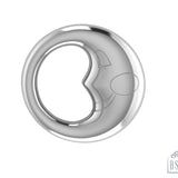 Sterling Silver Moon Baby Rattle