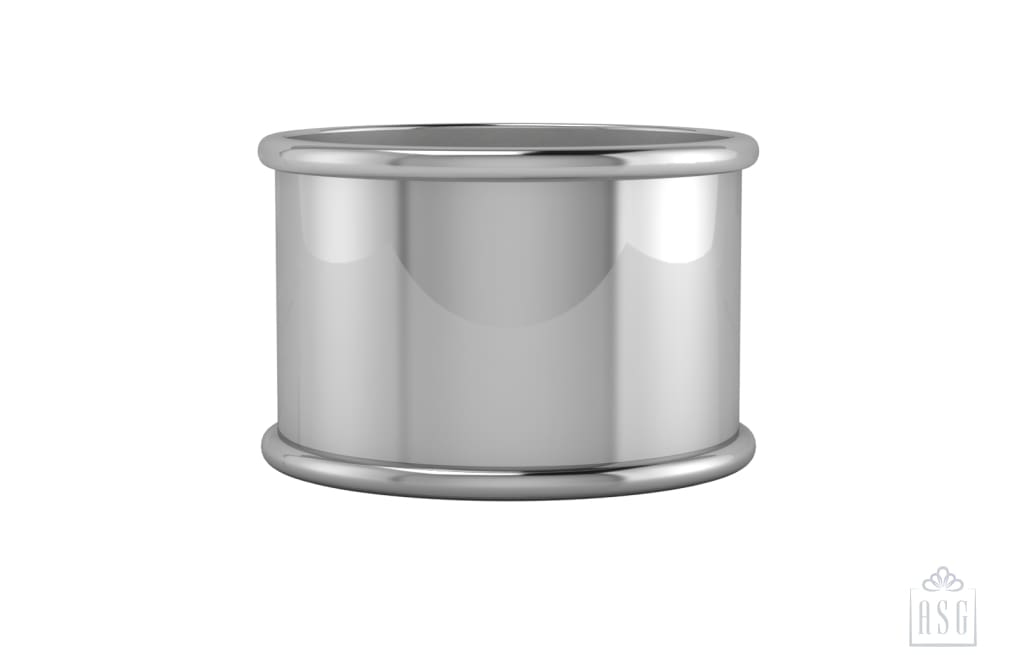 Sterling Silver Plain Round Napkin Ring