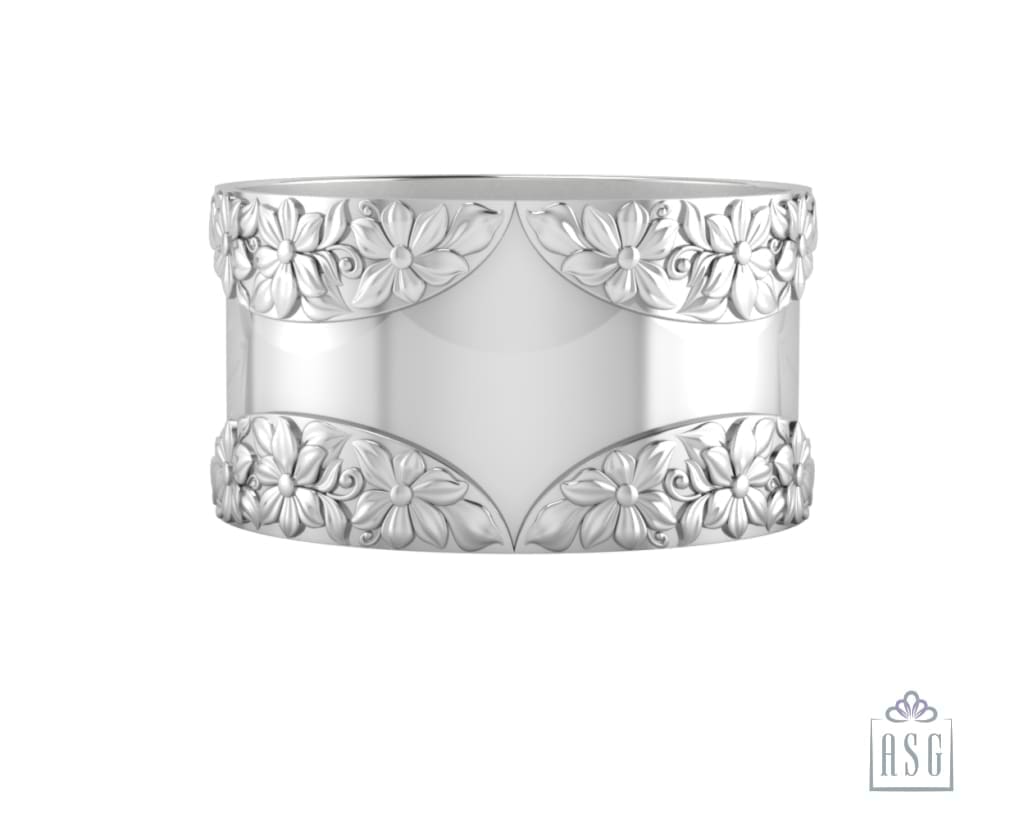 Sterling Silver Rosa Napkin Ring