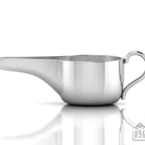 Sterling Silver Baby Feeder - Round Medicine Porringer with a Plain Handle