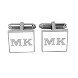 Personalised Sterling Silver Cufflinks Square For Women