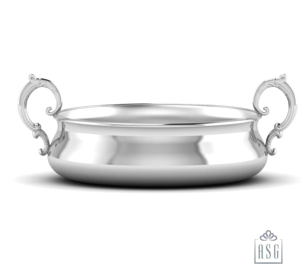 Sterling Silver Bowl for Baby and Child - Victorian Feeding Porringer