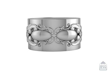 Sterling Silver Victorian Napkin Ring