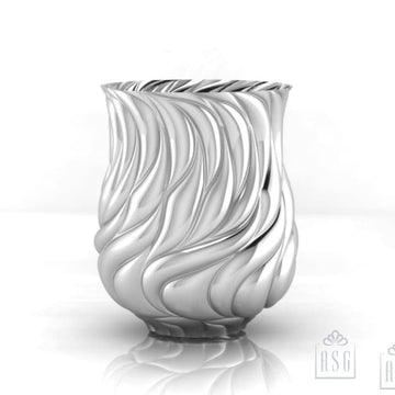 Sterling Silver Glass - Winds of Time