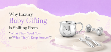 Luxury silver baby gifting