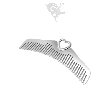 Sterling Silver Comb for Baby | Silver Combs – Krysaliis Solid Silver