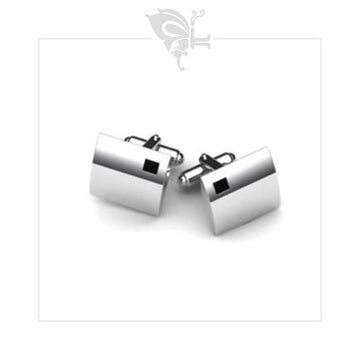 Silver Enamelled Cufflinks