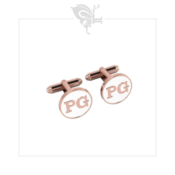 Silver Personalised Cufflinks for Women
