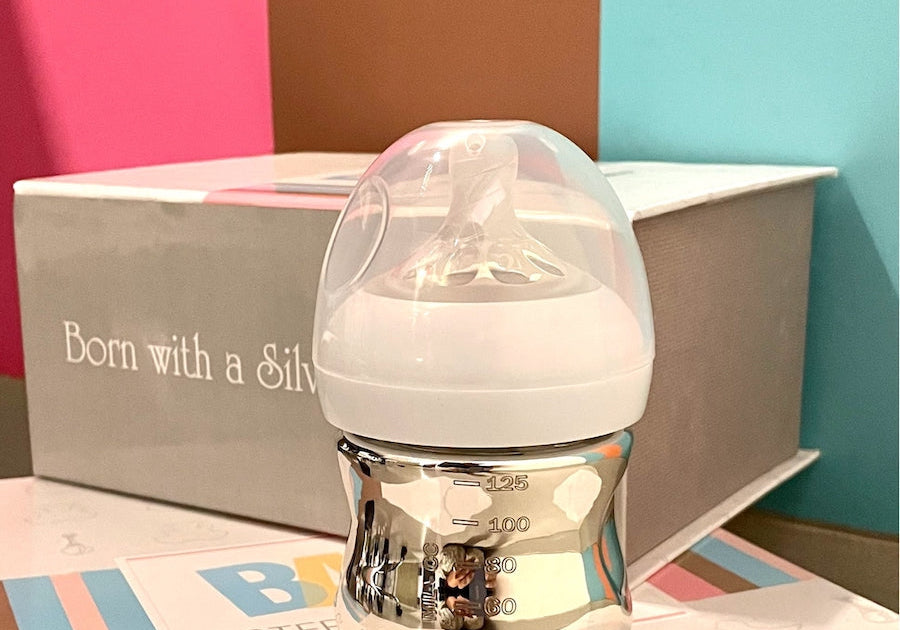 999 Pure Silver Baby Feeding Bottle