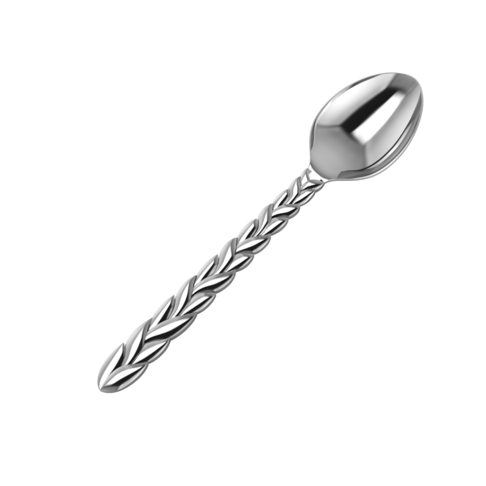 Sterling Silver Tea Spoon - The Interlace Collection