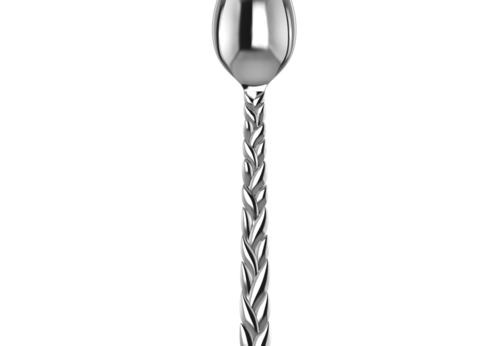 Sterling Silver Tea Spoon - The Interlace Collection