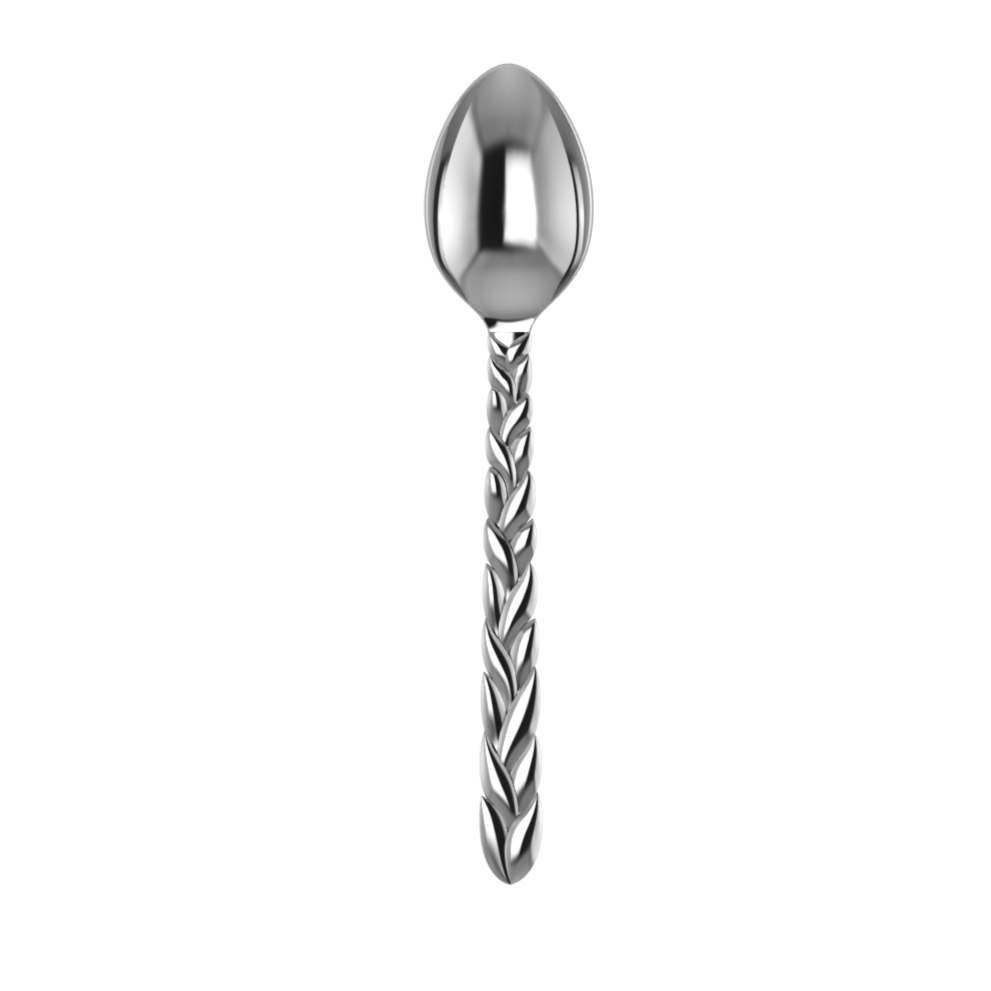 Sterling Silver Tea Spoon - The Interlace Collection