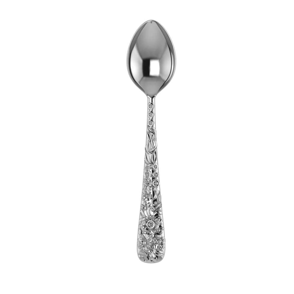 Sterling Silver Dinner Spoon - The Rosa Collection