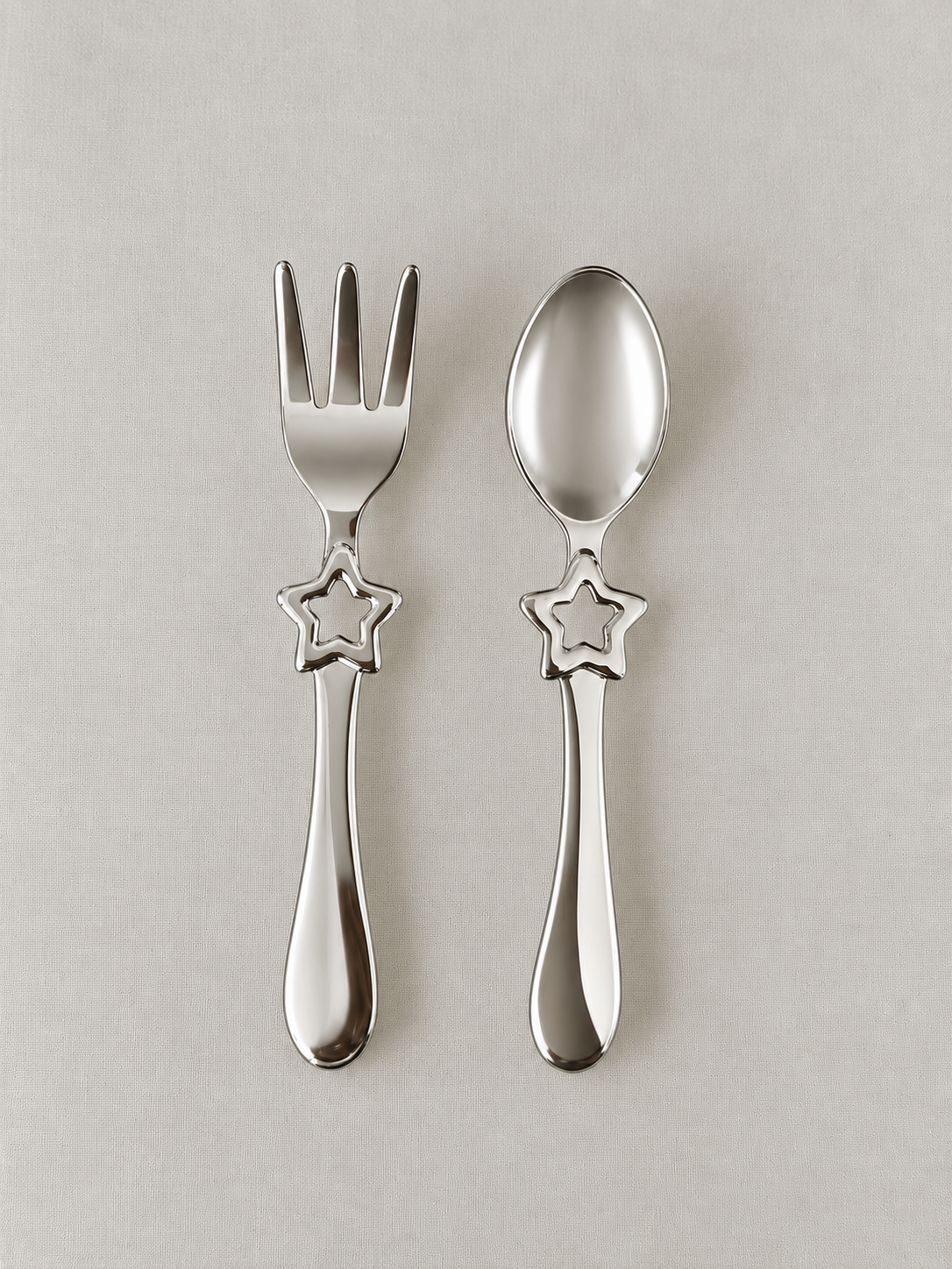 Star Spoon & Fork Set