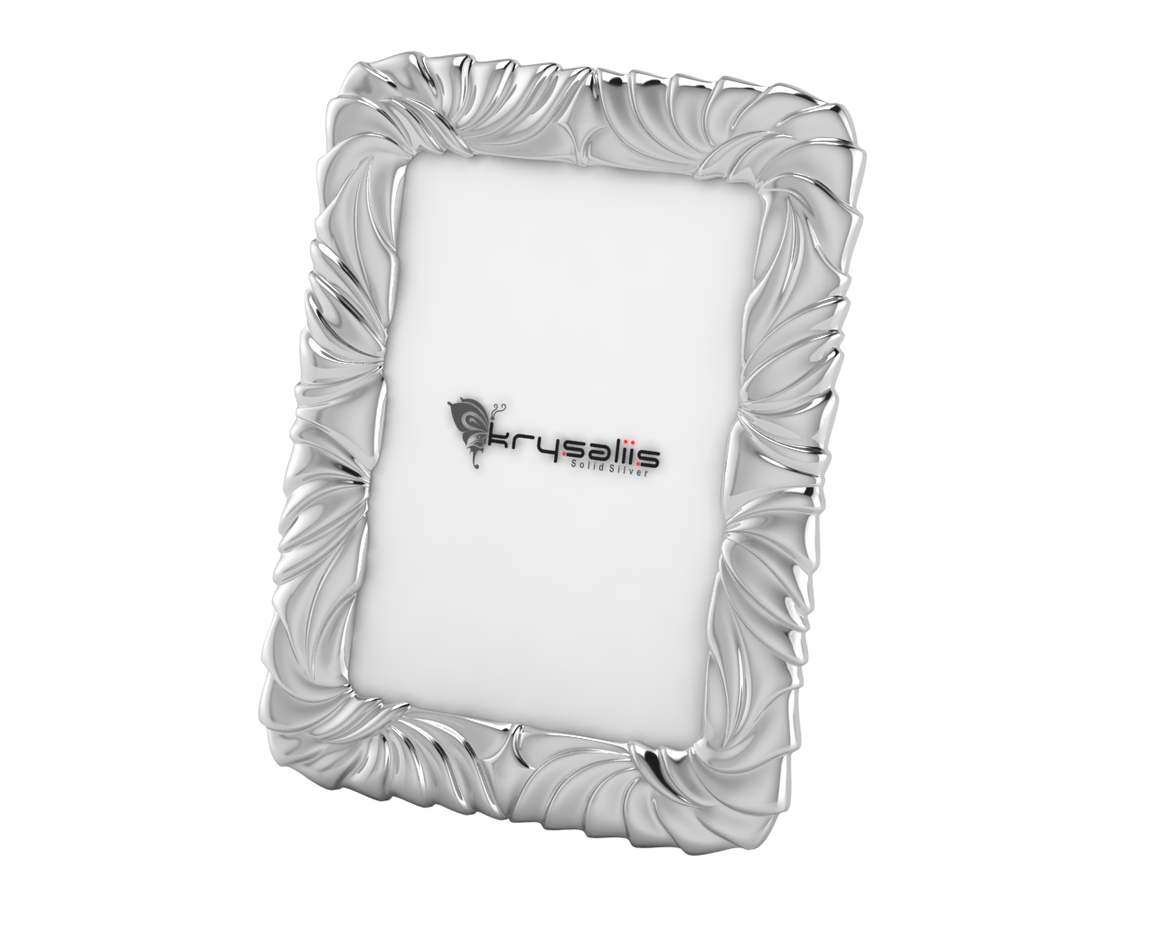 Pure Silver Floret Photo Frame By Krysaliis Frames
