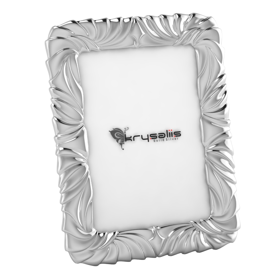 Pure Silver Floret Photo Frame By Krysaliis 6X4 Frames