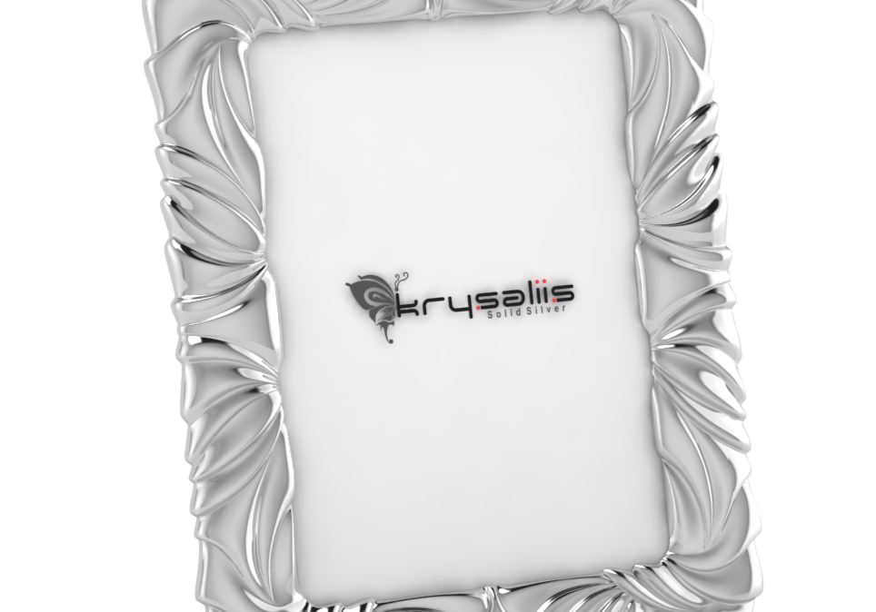 Pure Silver Floret Photo Frame By Krysaliis 6X4 Frames